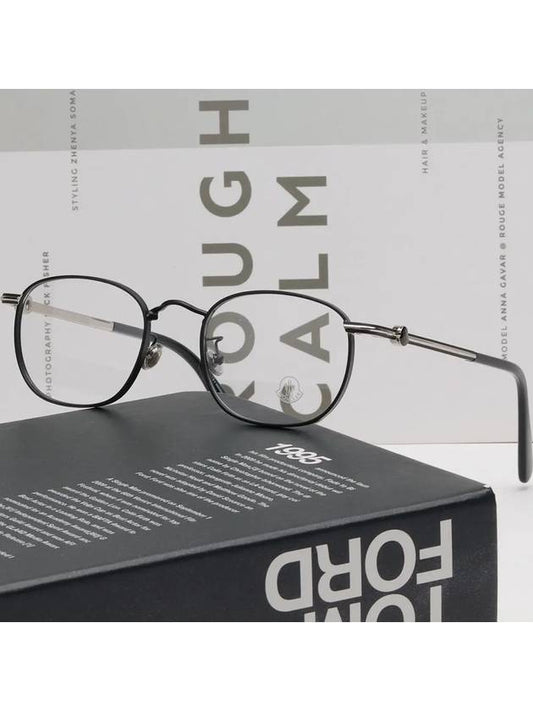 Glasses Frame ML5203H 002 Men Women Metal Frame Retro Fashion - MONCLER - BALAAN 2