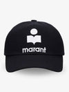 Tyron Logo Cotton Ball Cap Black - ISABEL MARANT - BALAAN 2