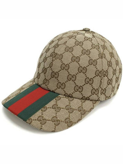 Original GG Base Ball Cap Beige Ebony - GUCCI - BALAAN 2