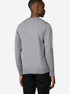 Lymann Merino V-Neck Knit Top Grey Melange - J.LINDEBERG - BALAAN 4