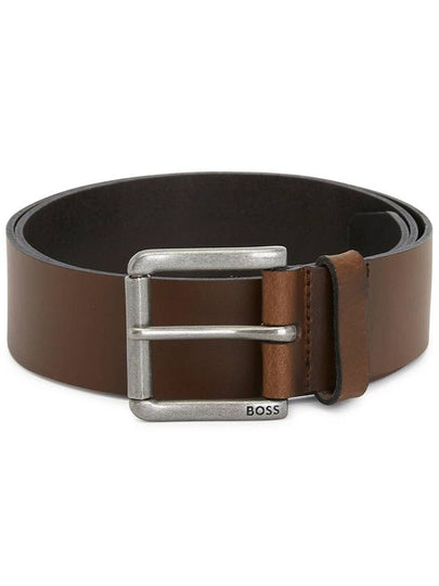 Joris Buckle Leather Belt Brown - HUGO BOSS - BALAAN 2