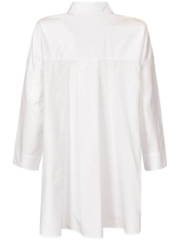 Tea Cotton Shirt White - S MAX MARA - BALAAN 3