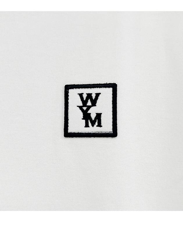 Cotton Back Logo Long Sleeve T-Shirt White - WOOYOUNGMI - BALAAN 6