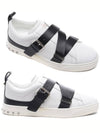 Men's Belted V-Punk Low Top Sneakers White - VALENTINO - BALAAN 2