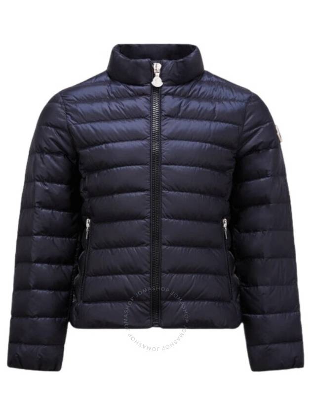 Moncler Girls Logo Patch Quilted Jacket, Size 4Y - MONCLER - BALAAN 1