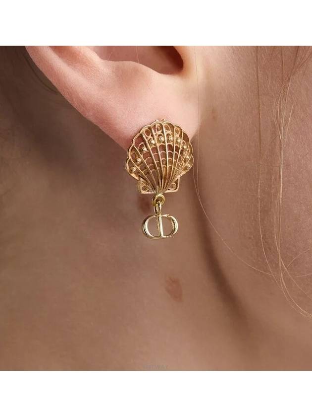 Dior Cabinet de Curiosites Earrings Gold Finish - DIOR - BALAAN 5