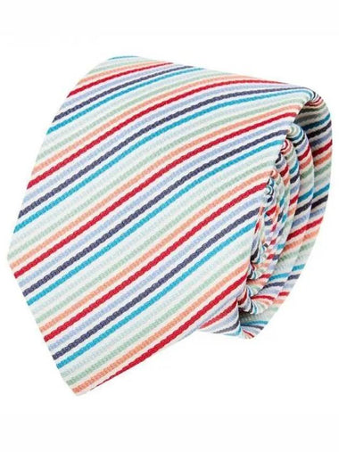 Striped pattern silk tie multi 271926 - PAUL SMITH - BALAAN 1