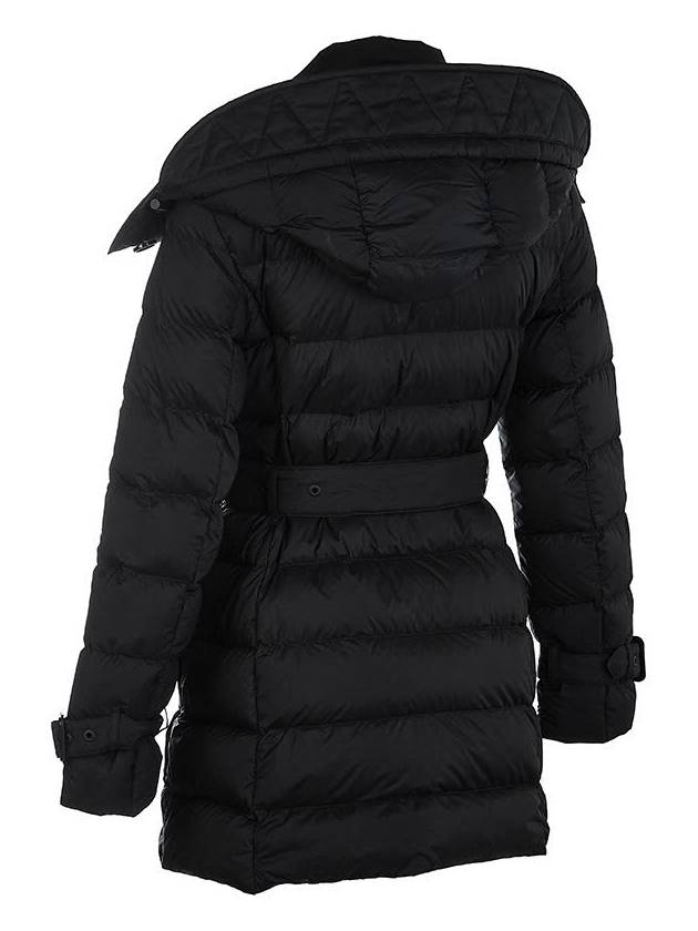 Detachable Hoodie Puffer Coat Padded Black - BURBERRY - BALAAN 5