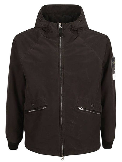 David Light TC Hooded Jacket Black - STONE ISLAND - BALAAN 2