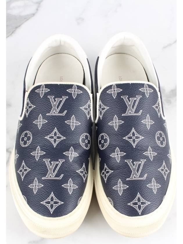 Monogram slip on navy 6 5 size 255 - LOUIS VUITTON - BALAAN 9