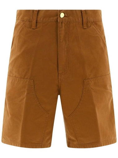 Double Knee Shorts Brown - CARHARTT WIP - BALAAN 1