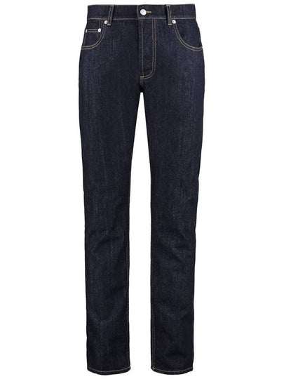 Denim Straight Jeans Blue - ALEXANDER MCQUEEN - BALAAN 2