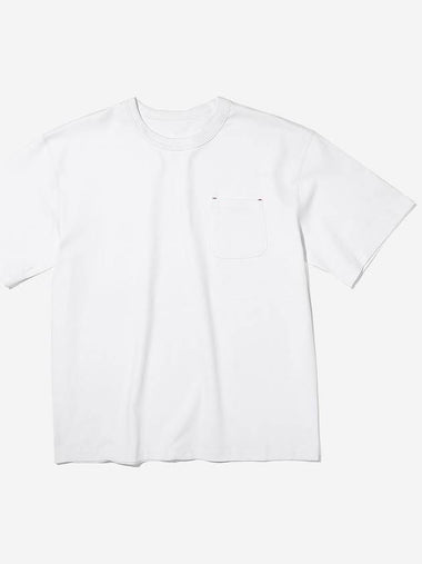 Washed Pocket Stitch Tee White - OGARP - BALAAN 1