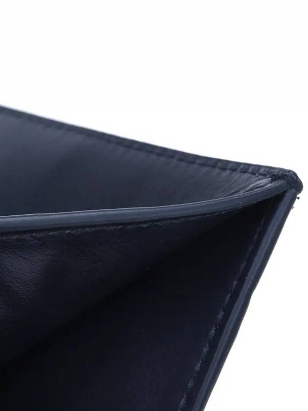 Intrecciato Trifold Half Wallet Navy - BOTTEGA VENETA - BALAAN 8