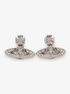 Pina Bas Relief Earrings Silver - VIVIENNE WESTWOOD - BALAAN 2