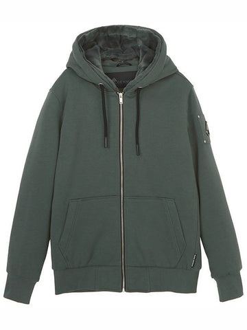 Classic Bunny Zip Up Hoodie Forest Hill Lining Forest Hill - MOOSE KNUCKLES - BALAAN 1