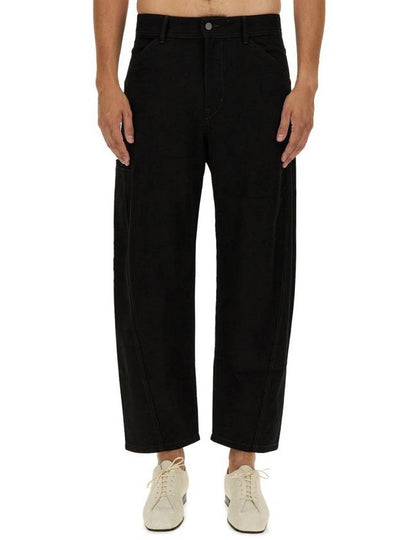 Twisted Workwear Straight Pants Black - LEMAIRE - BALAAN 2