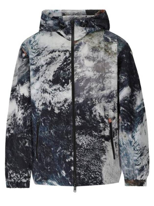 J-Warrett Nylon Printed Windbreaker - DIESEL - BALAAN 2