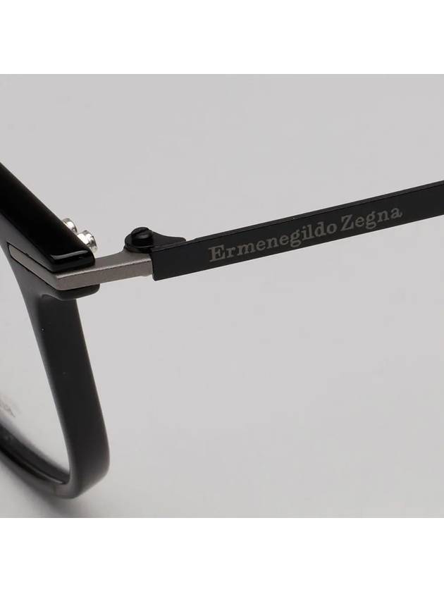 Zegna glasses frame EZ5172 001 slim horn frame ultra light - ERMENEGILDO ZEGNA - BALAAN 5