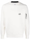 Diagonal Raised Sweatshirt White - CP COMPANY - BALAAN 2