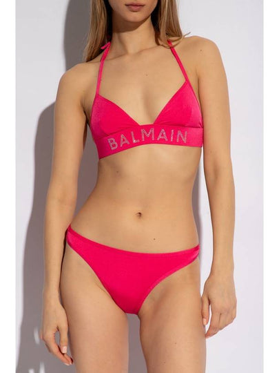 Balmain Bikini With Logo, Women's, Pink - BALMAIN - BALAAN 2