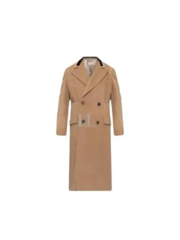 Men's Wool Double Coat Beige - MAISON MARGIELA - BALAAN 2