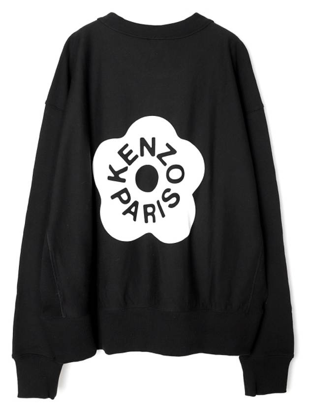 Bokeh Flower 2 0 Sweatshirt Black - KENZO - BALAAN 4