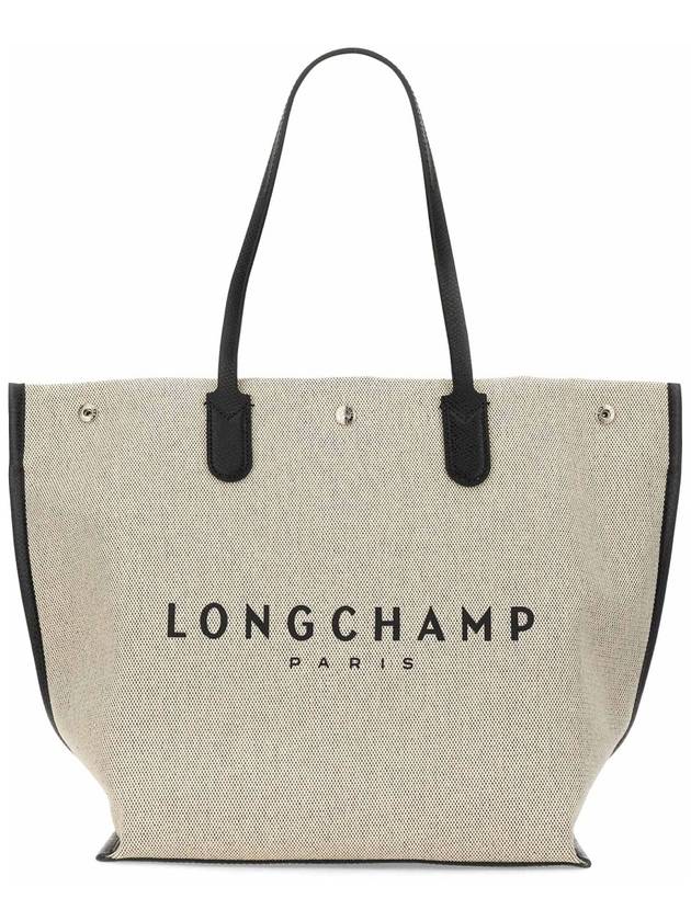 Roseau L Tote Bag Black - LONGCHAMP - BALAAN 3