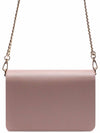 Women's Saffiano Gold Logo Chain Cross Bag - PRADA - BALAAN 4