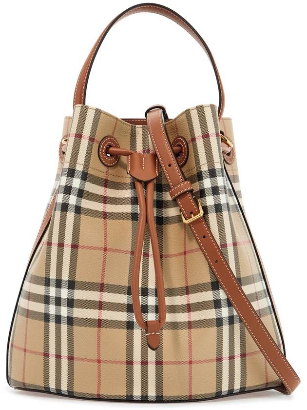 Vintage Check Bucket Bag Beige - BURBERRY - BALAAN 2