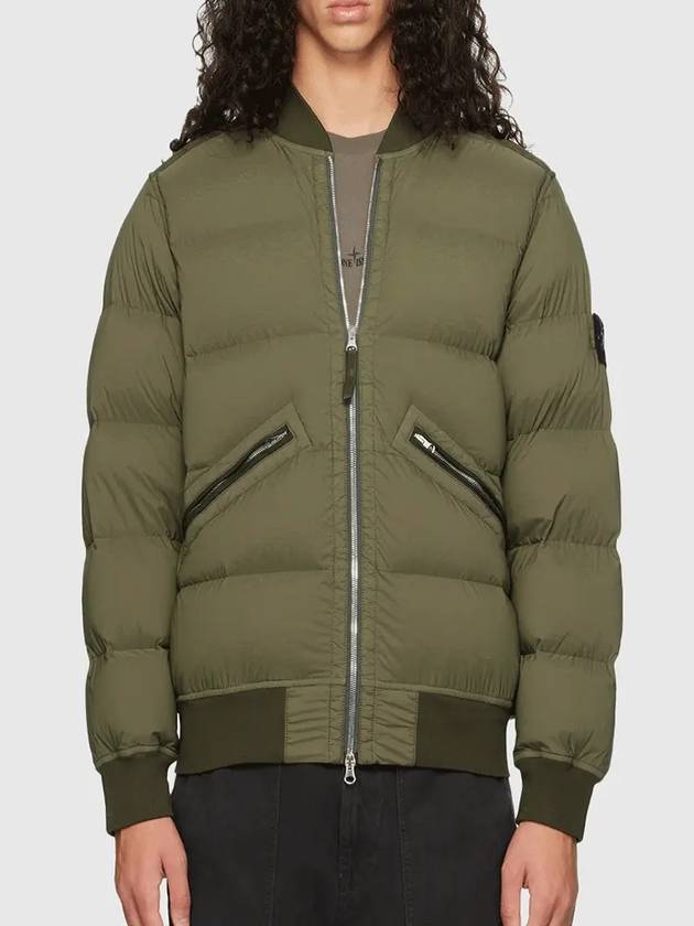 Wappen Logo Bomber Padding Jacket Green - STONE ISLAND - BALAAN 2