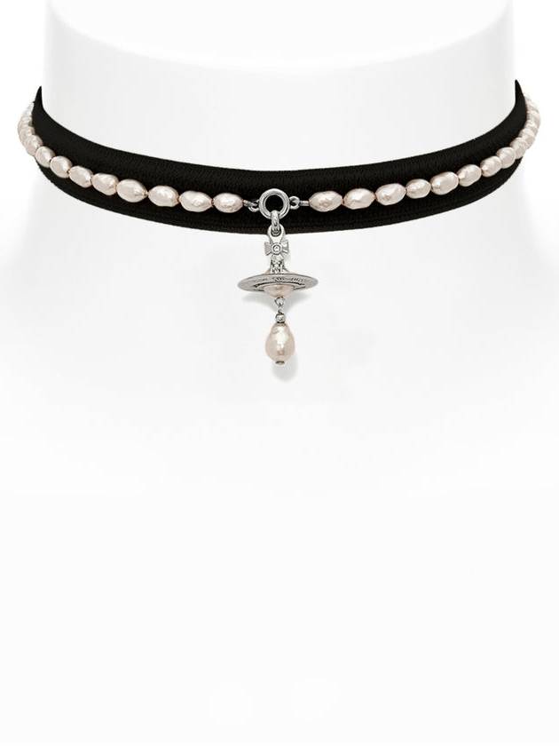 Alexa Choker Necklace Black - VIVIENNE WESTWOOD - BALAAN 2