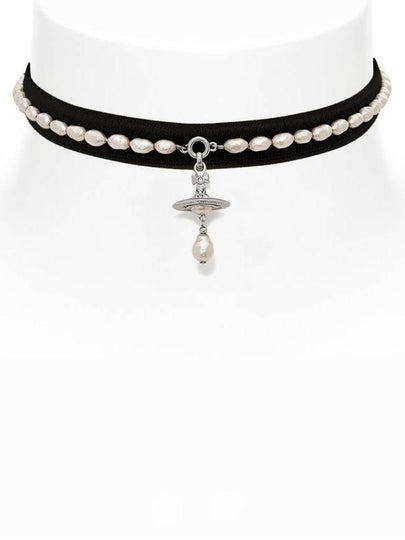 Alexa Choker Necklace Black - VIVIENNE WESTWOOD - BALAAN 2