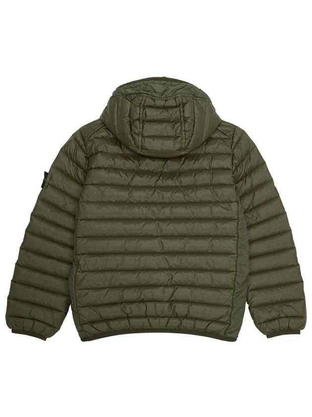 Kids Loom Woven Chambers R-Nylon Down Padding Green - STONE ISLAND - BALAAN 4