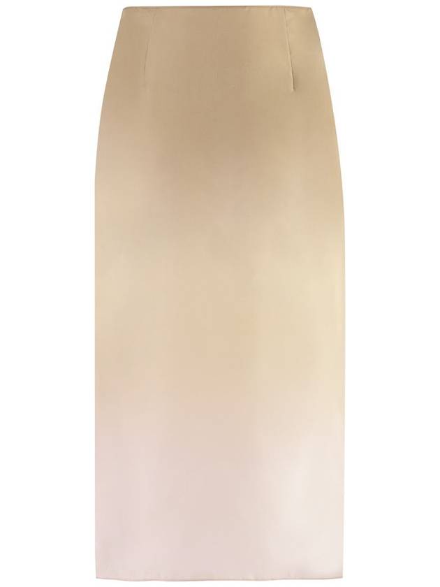 Prada Silk Midi Skirt - PRADA - BALAAN 1