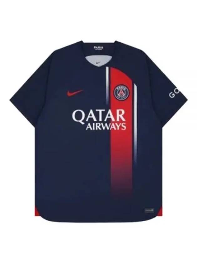 Paris Saint-Germain 2023 24 Dri-Fit Stadium Home Football Short Sleeve T-Shirt Navy - NIKE - BALAAN 2