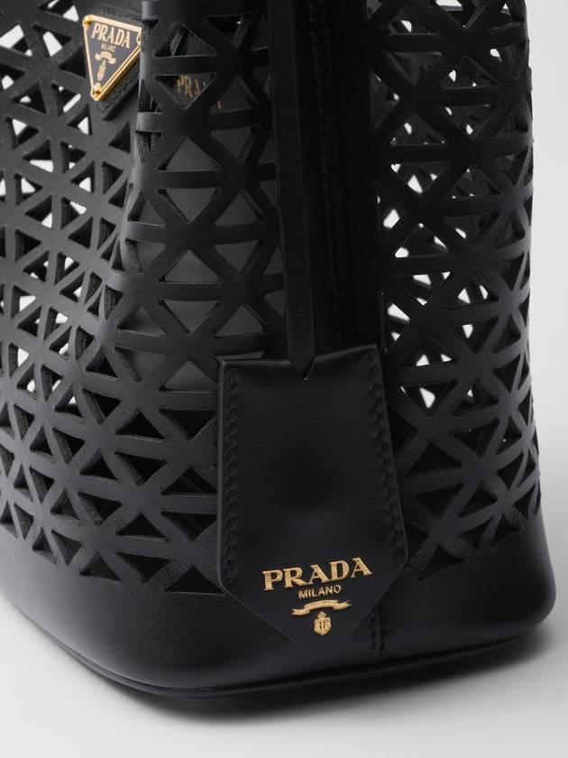 Panier Leather Mini Bag Black - PRADA - BALAAN 9