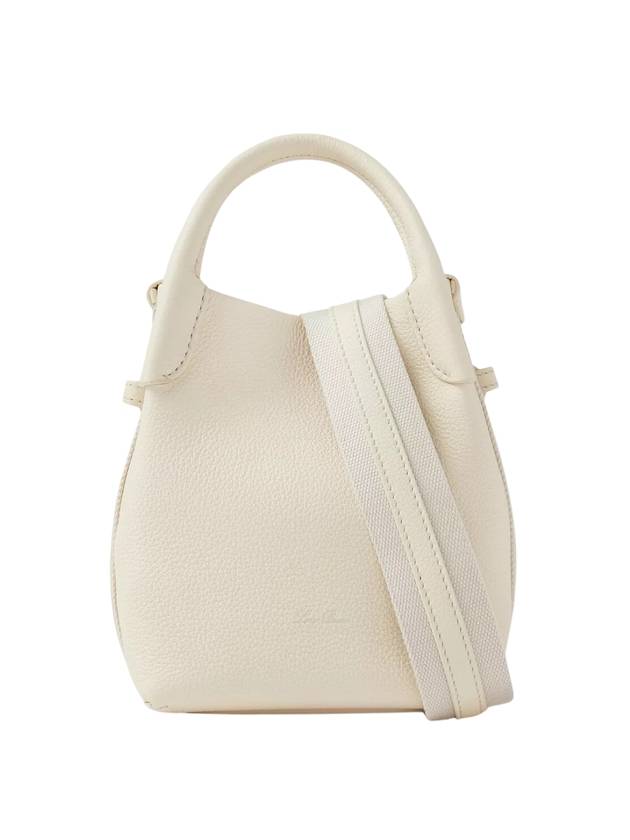 Women's Micro Bale Shoulder Bag White - LORO PIANA - BALAAN 1