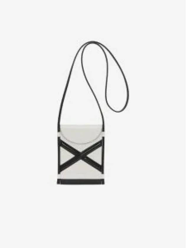 Micro Curve Cross Bag Ivory Black - ALEXANDER MCQUEEN - BALAAN 2