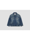 Oversized Denim Jacket Mid Blue - ACNE STUDIOS - BALAAN 2