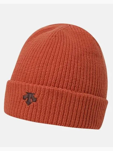 Seunghyeop Lee wearing sports basic beanie orange SP323UKC90 - DESCENTE - BALAAN 1