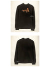 Cat Logo Crew Neck Sweatshirt Black - MSGM - BALAAN 5