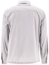 Cotton Popeline Over Long Sleeve Shirt Grey - CP COMPANY - BALAAN 3