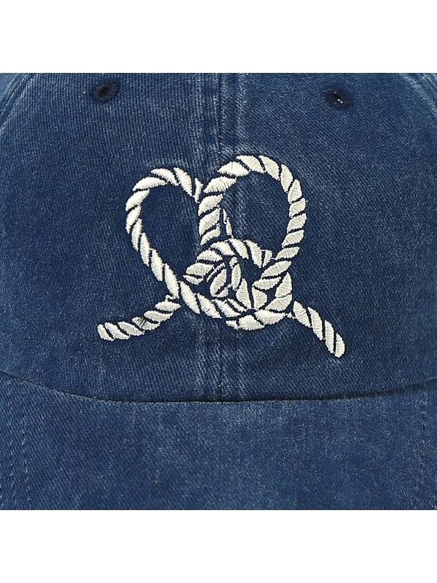 Heart Note Embroidered Cap Navy - OGARP - BALAAN 5