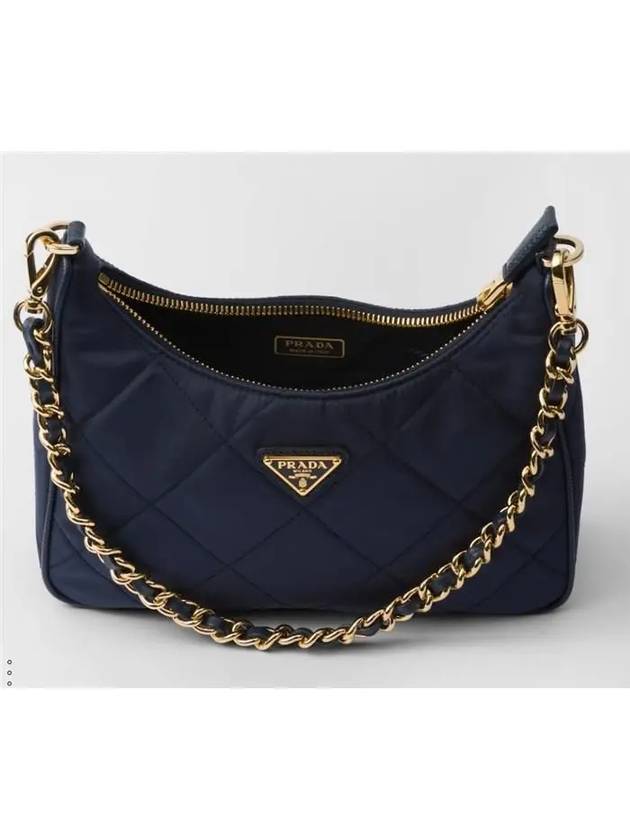 Re-Nylon Mini Bag Navy - PRADA - BALAAN 4