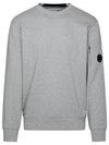 Diagonal Raised Fleece Sweatshirt Grey - CP COMPANY - BALAAN 1