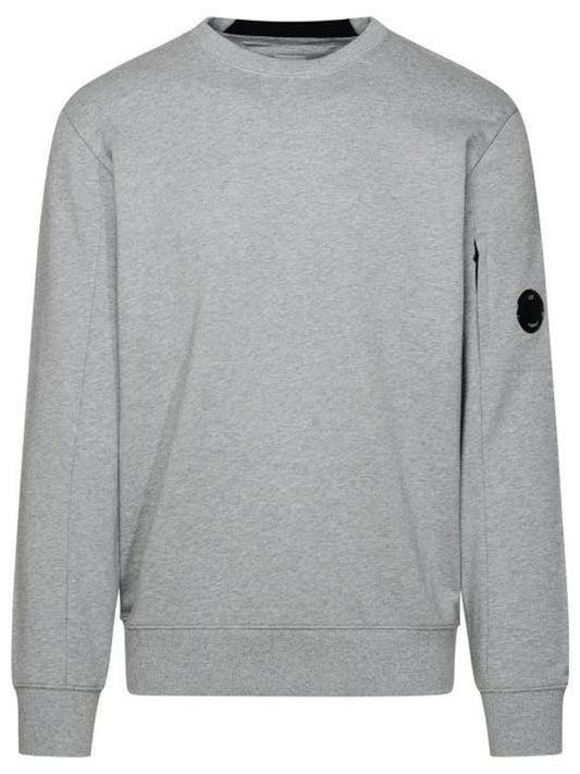 Diagonal Raised Fleece Sweatshirt Light Grey - CP COMPANY - BALAAN 1