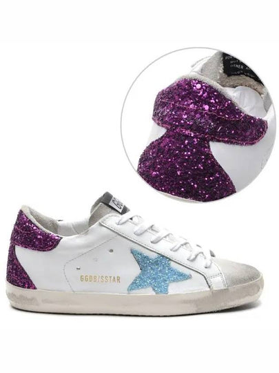 Superstar Glitter Star Low Top Sneakers White - GOLDEN GOOSE - BALAAN 2