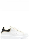 Oversized Black Tab Low-Top Sneakers White - ALEXANDER MCQUEEN - BALAAN 2