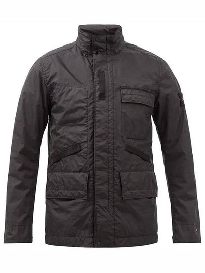 Men's Membrana Waffen Patch Jacket Black - STONE ISLAND - BALAAN 2